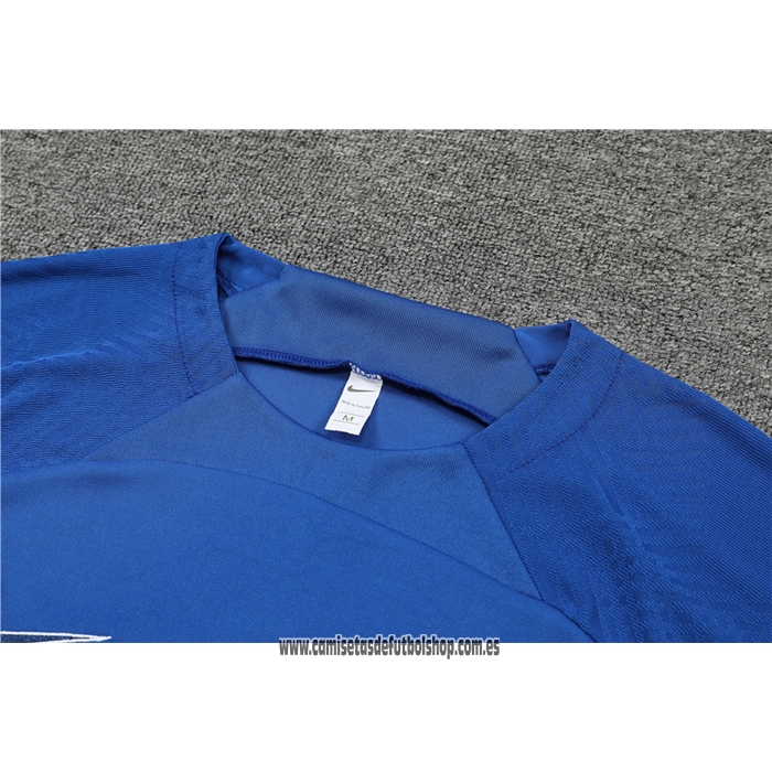 Chandal del Inter Milan 22-23 Manga Corta Azul - Pantalon Corto